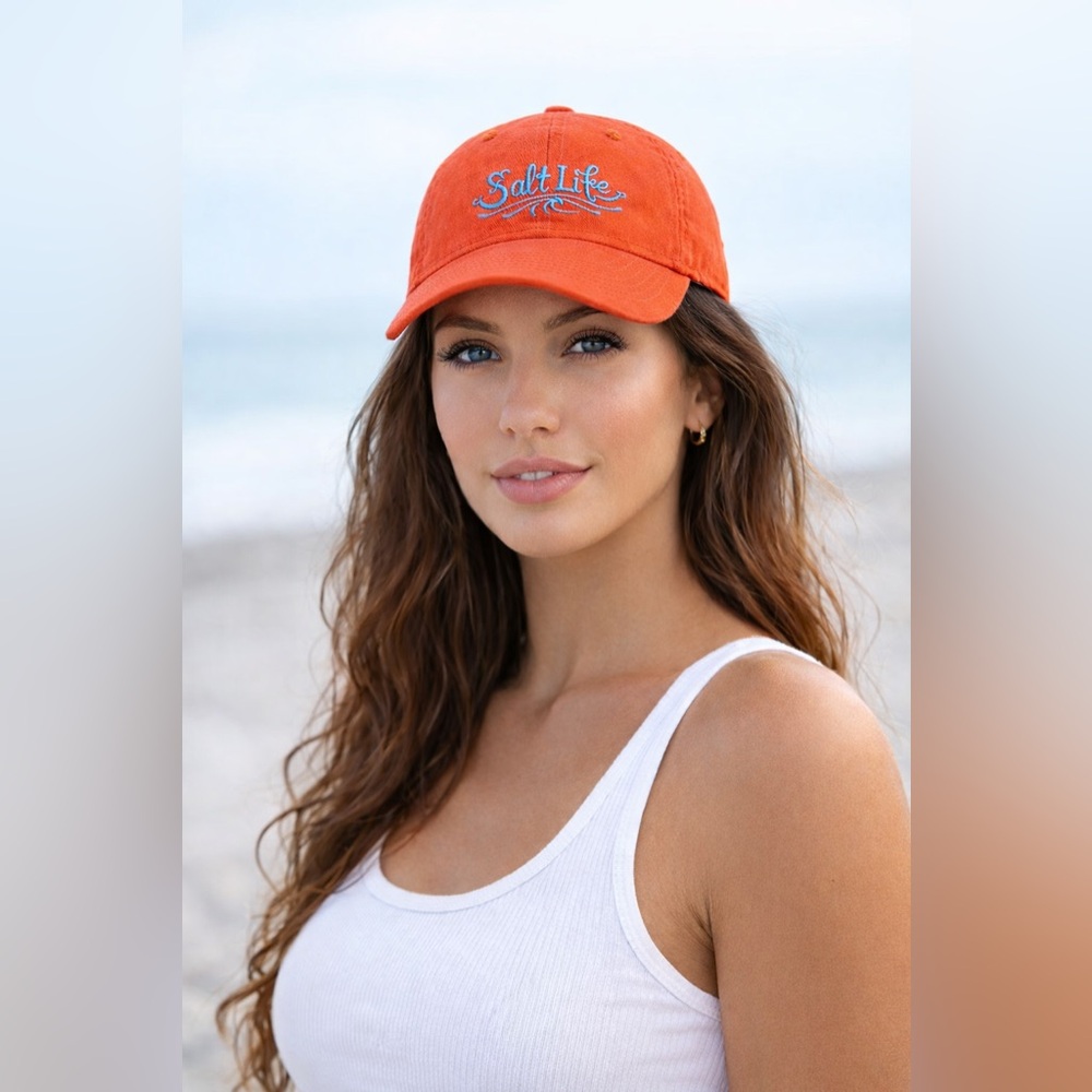 Salt Life Women's Happy Hibiscus Baseball Style Hat